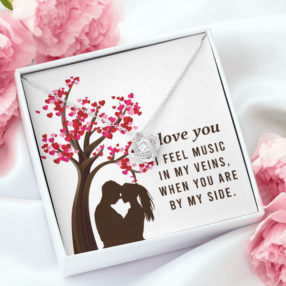 By My Side Infinity Knot Necklace-Express Your Love Gifts