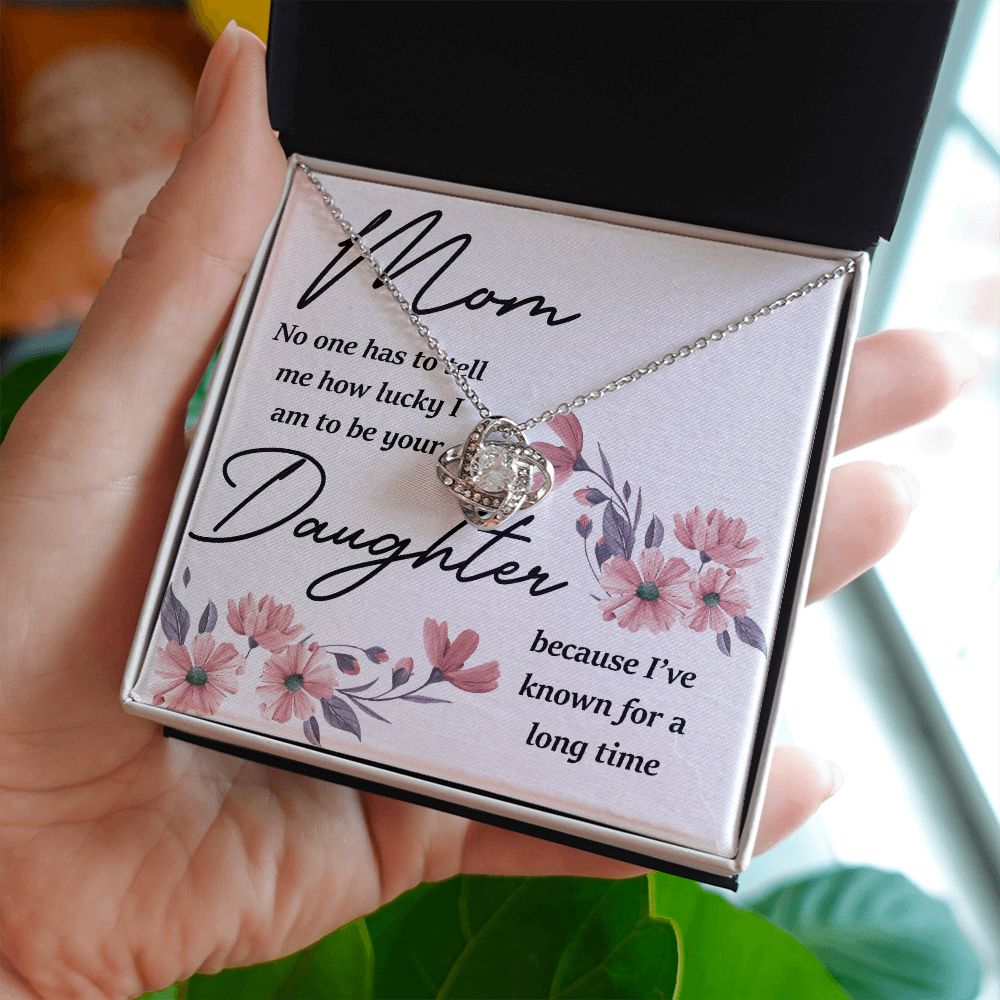 Mom No One Has Tell Me Infinity Knot Necklace-Express Your Love Gifts