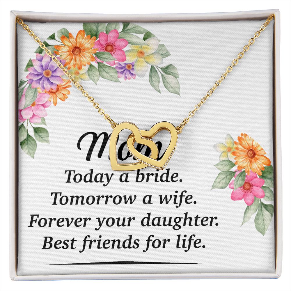 Mom Bestfriend For Life Inseparable Necklace-Express Your Love Gifts