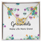 Grandkids Make Life More Grand Inseparable Necklace-Express Your Love Gifts