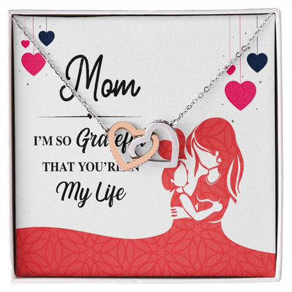 Mom I'm So Grateful Inseparable Necklace-Express Your Love Gifts