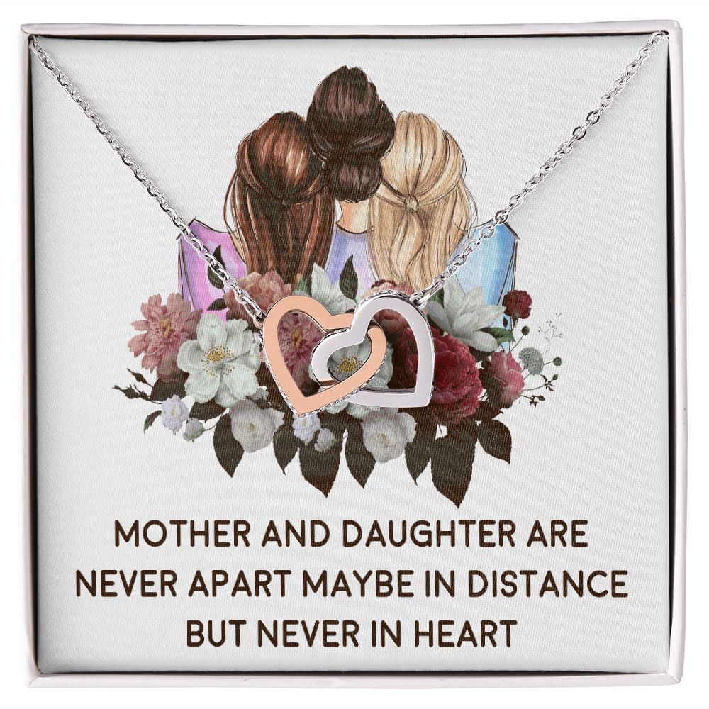 Mother and Daughter Never Apart Inseparable Necklace-Express Your Love Gifts