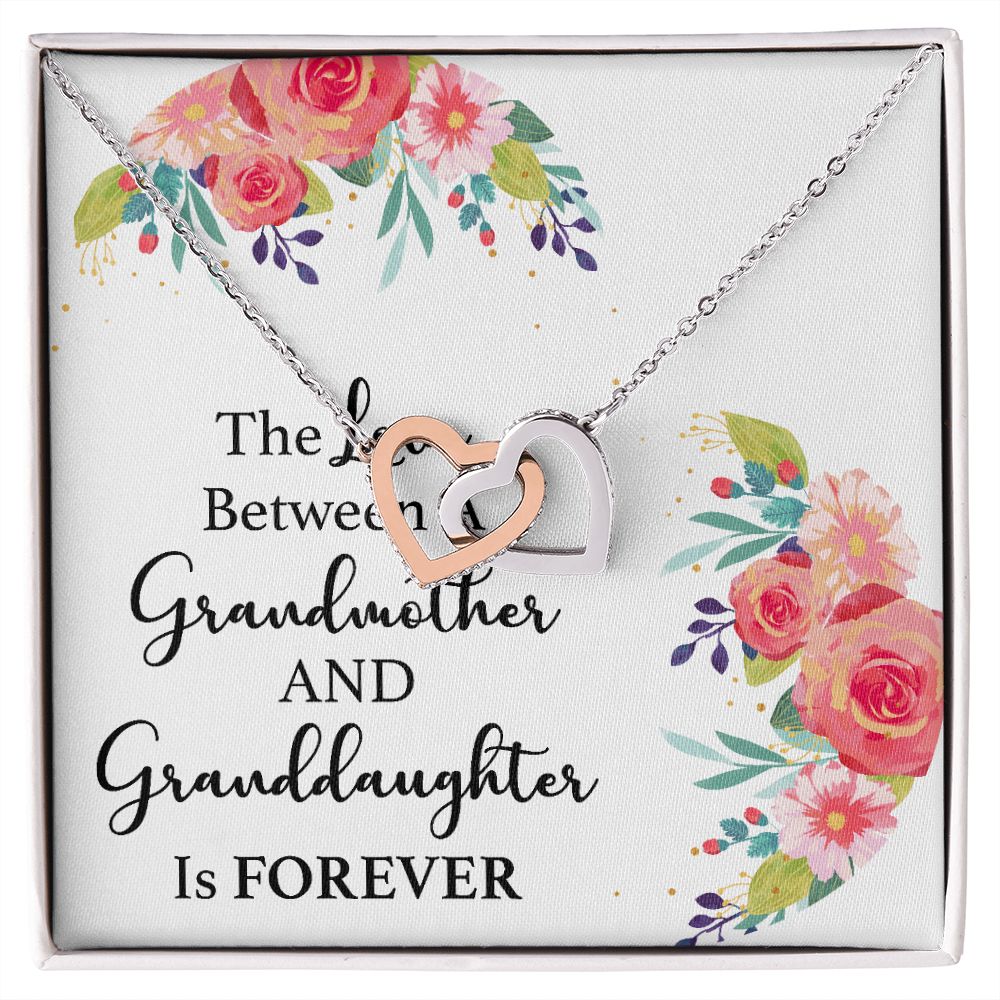 The Love Between a Grandmother and Granddaughter Inseparable Necklace-Express Your Love Gifts