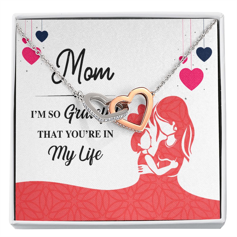 Mom I'm So Grateful Inseparable Necklace-Express Your Love Gifts