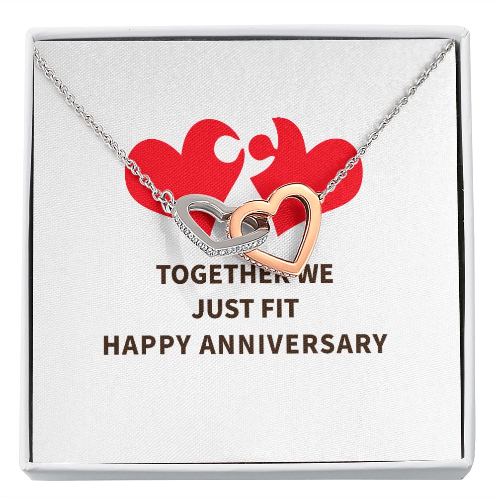 Together We Just Fit Inseparable Necklace-Express Your Love Gifts