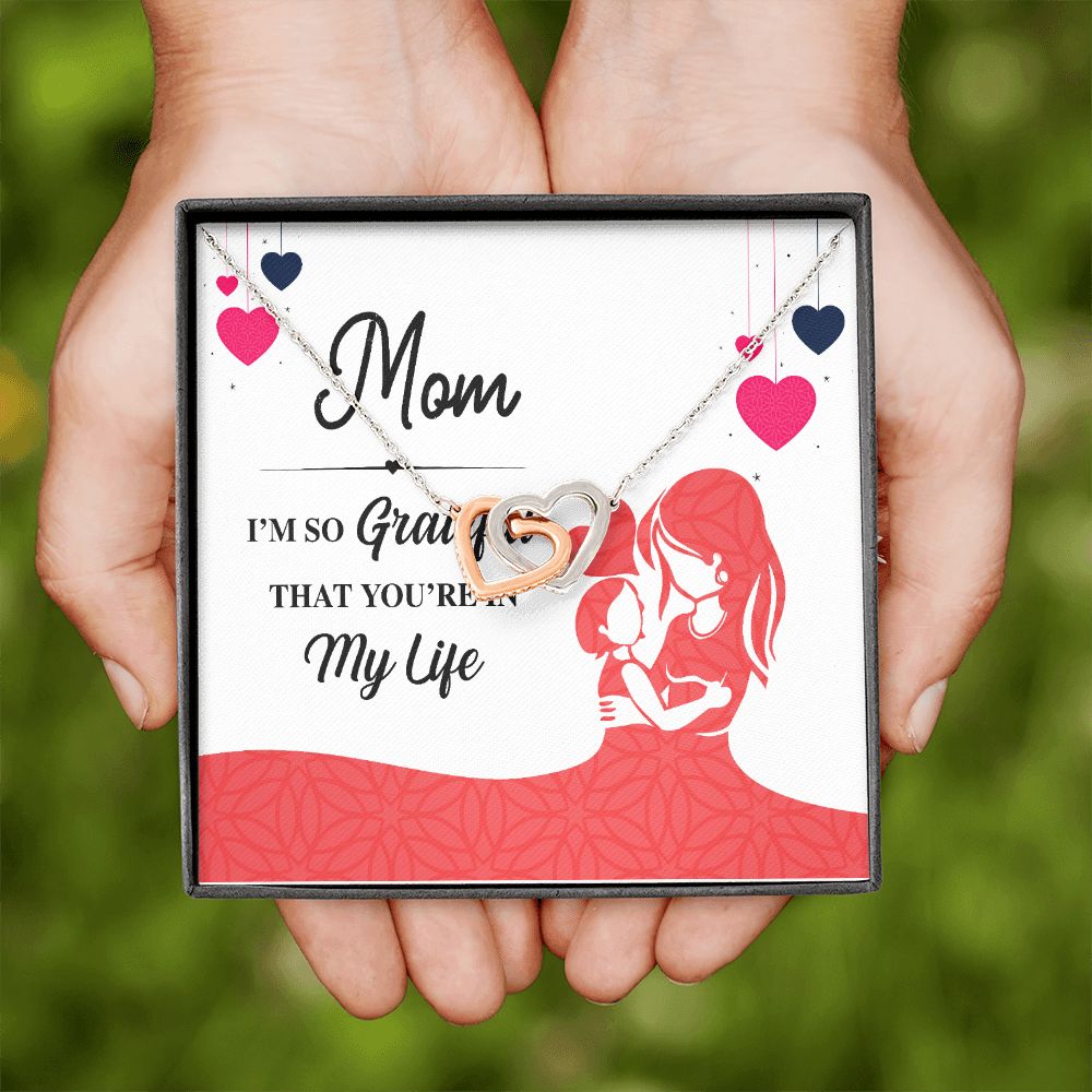 Mom I'm So Grateful Inseparable Necklace-Express Your Love Gifts