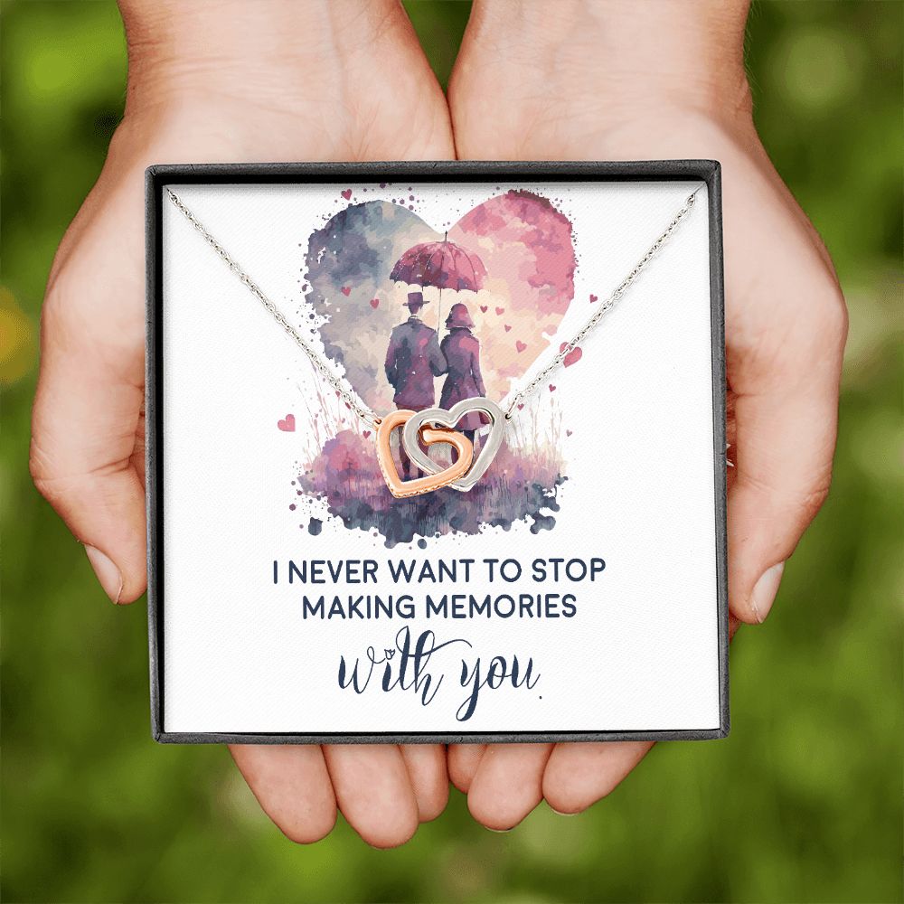 Never Stop Making Memories Inseparable Necklace-Express Your Love Gifts
