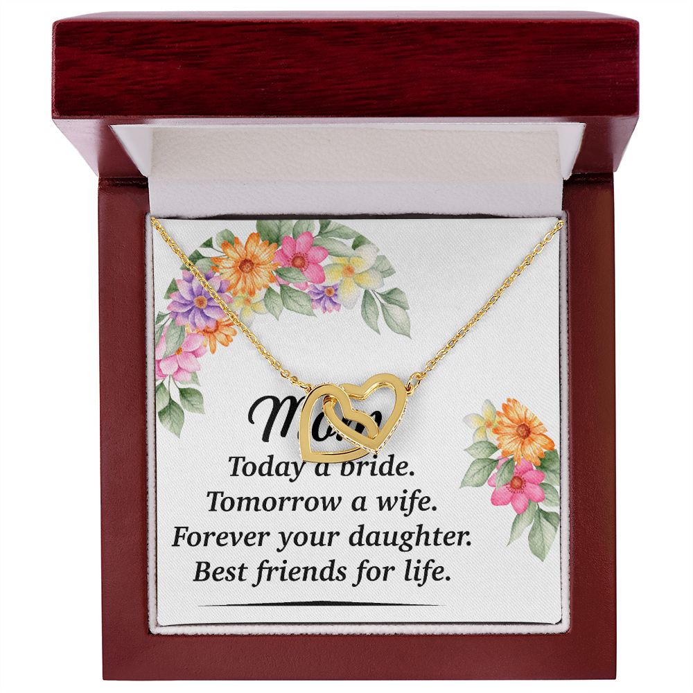 Mom Bestfriend For Life Inseparable Necklace-Express Your Love Gifts