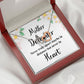 Mother and Daughter Never Truly Apart Inseparable Necklace-Express Your Love Gifts