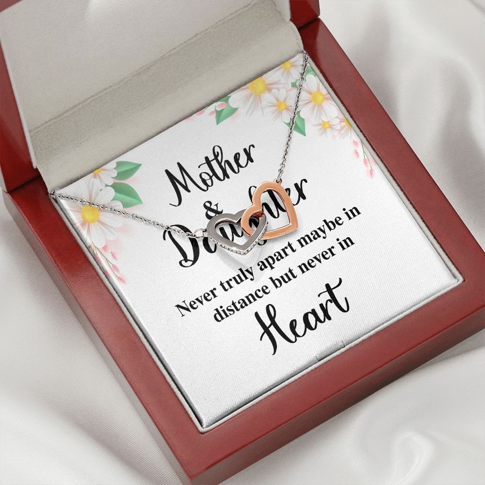 Mother and Daughter Never Truly Apart Inseparable Necklace-Express Your Love Gifts