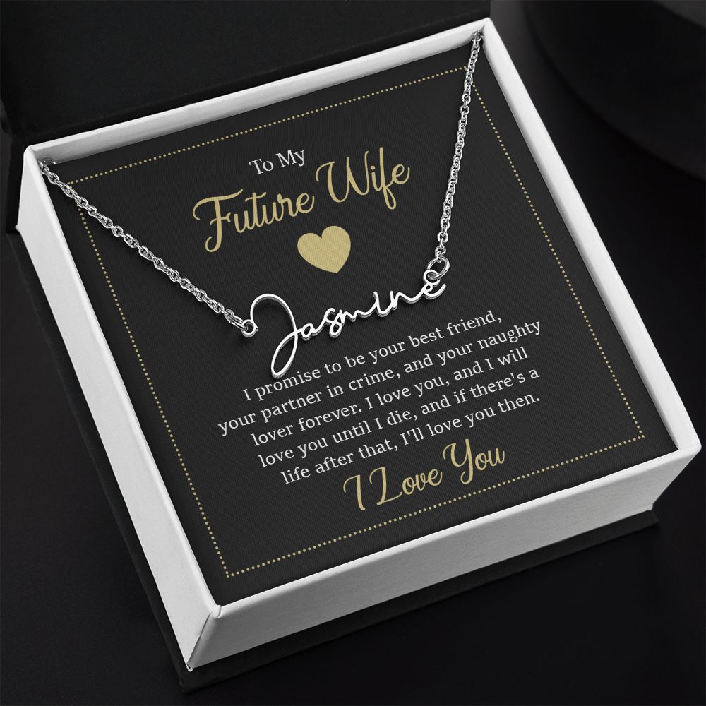 My Bride To Be - Friend For Life - Gift For My Future Wife, My Fiancée –  Liliana and Liam
