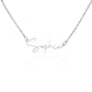 To My Daughter I Love You Signature Name Necklace-Express Your Love Gifts
