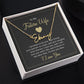 To My Future Wife I Promise to Be Your Best Friend Signature Name Necklace-Express Your Love Gifts