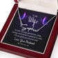 To My Wife A Cute Loving Wife Signature Name Necklace-Express Your Love Gifts