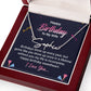 Happy Birthday to My Wife Birthdays Show Up Signature Name Necklace-Express Your Love Gifts