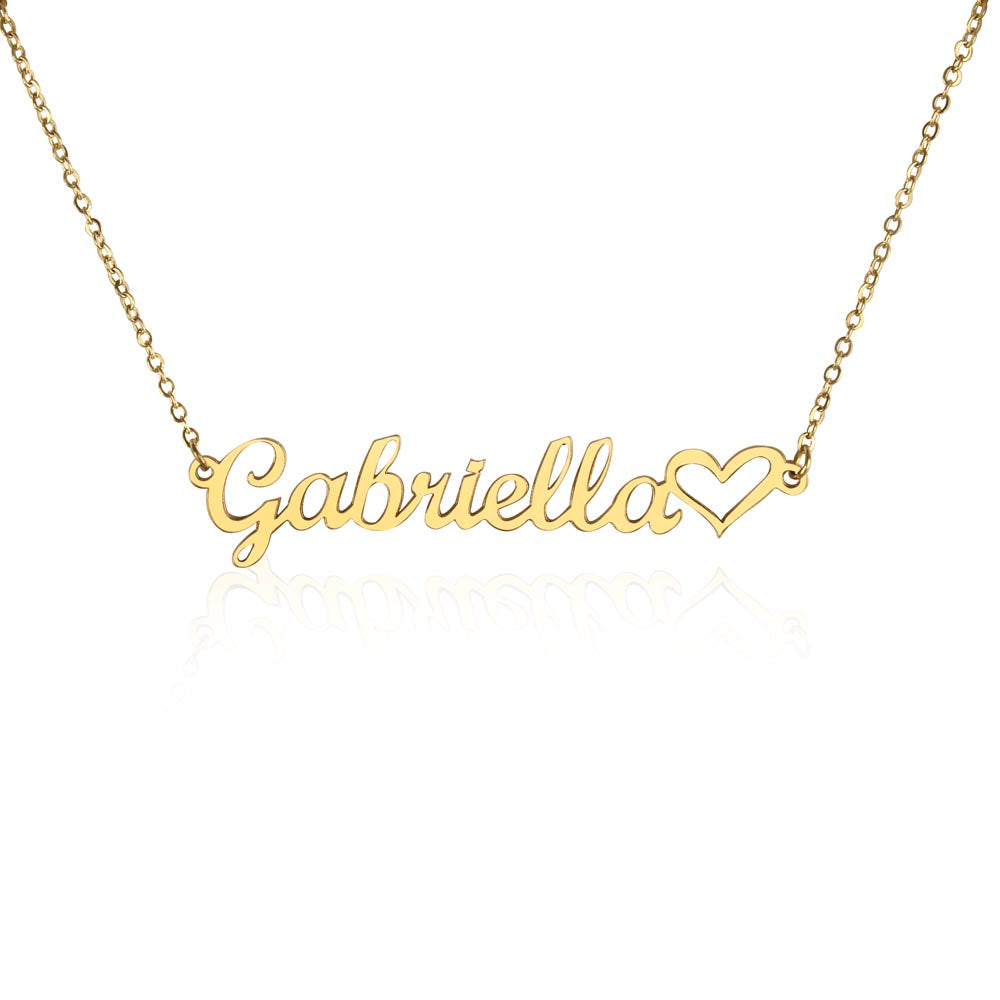 To My Future Wife I Promise to Be Your Best Friend Name Necklace With Heart-Express Your Love Gifts