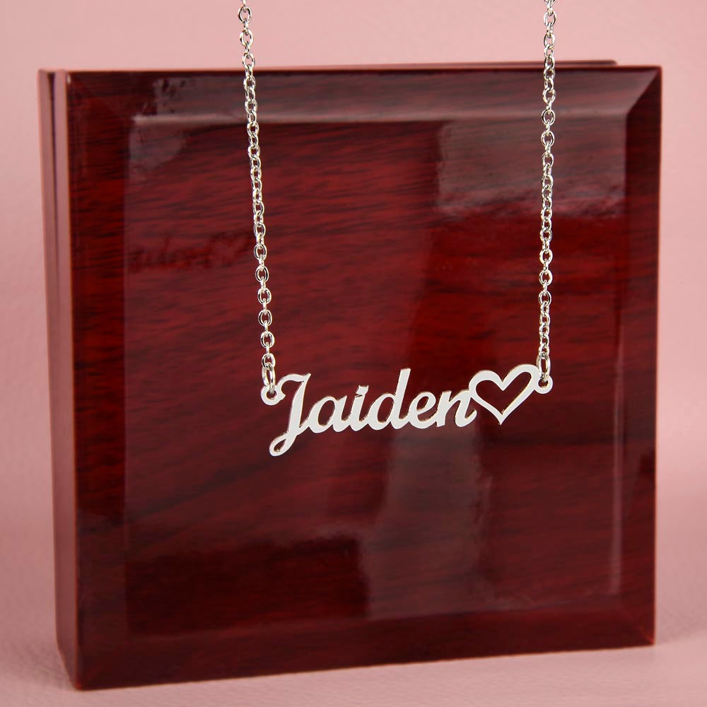 To My Future Wife I Promise to Be Your Best Friend Name Necklace With Heart-Express Your Love Gifts