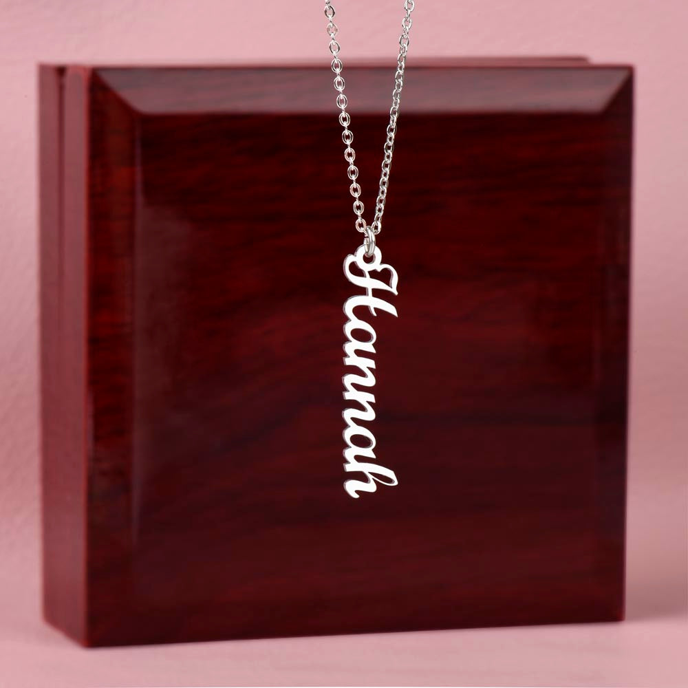 To My Mom You Are Not Just My Mother Vertical Name Necklace-Express Your Love Gifts