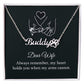 To My Wife Always Remember Name Necklace With Paw Print-Express Your Love Gifts