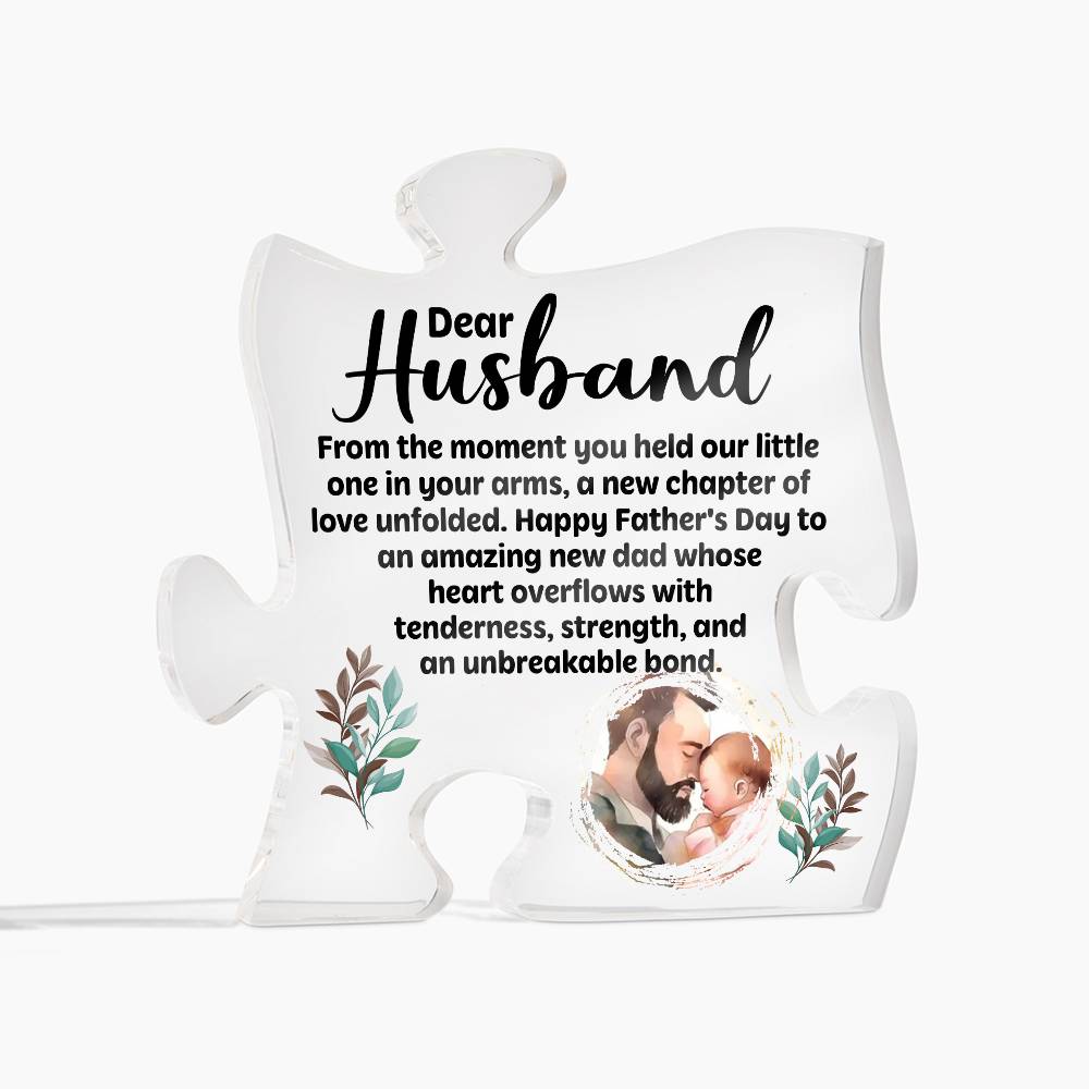 Unbreakable Bond Printed Acrylic Puzzle Plaque-Express Your Love Gifts