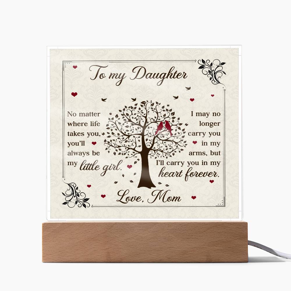 To My Daughter From Mom Little Girl Heart Forever-Express Your Love Gifts