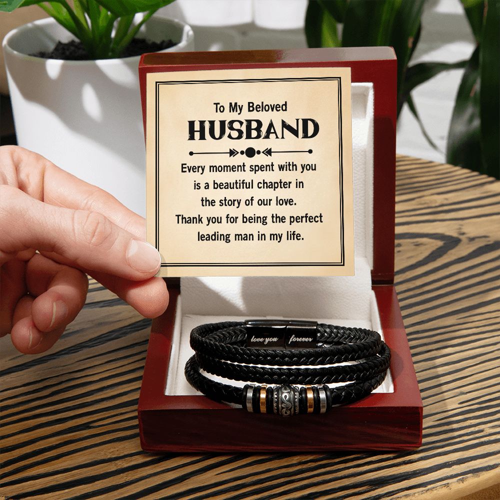 To My Husband Every Moment Spent With You Love You Forever Bracelet-Express Your Love Gifts