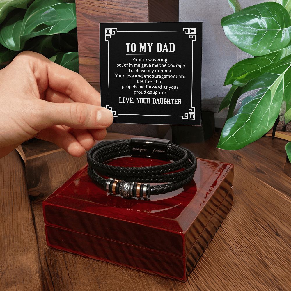 Father's Day Gift Titanium Steel Corrosion Dad = Power Corrosion Iloveyou Dad  Bracelet - China Men's Bracelet and Bracelet Fashion Jewelry price |  Made-in-China.com