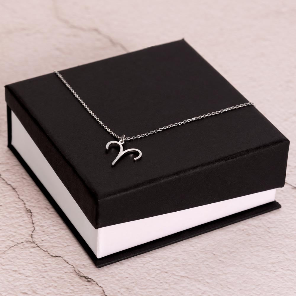 To My Wife Losing Someone Zodiac Name Necklace-Express Your Love Gifts