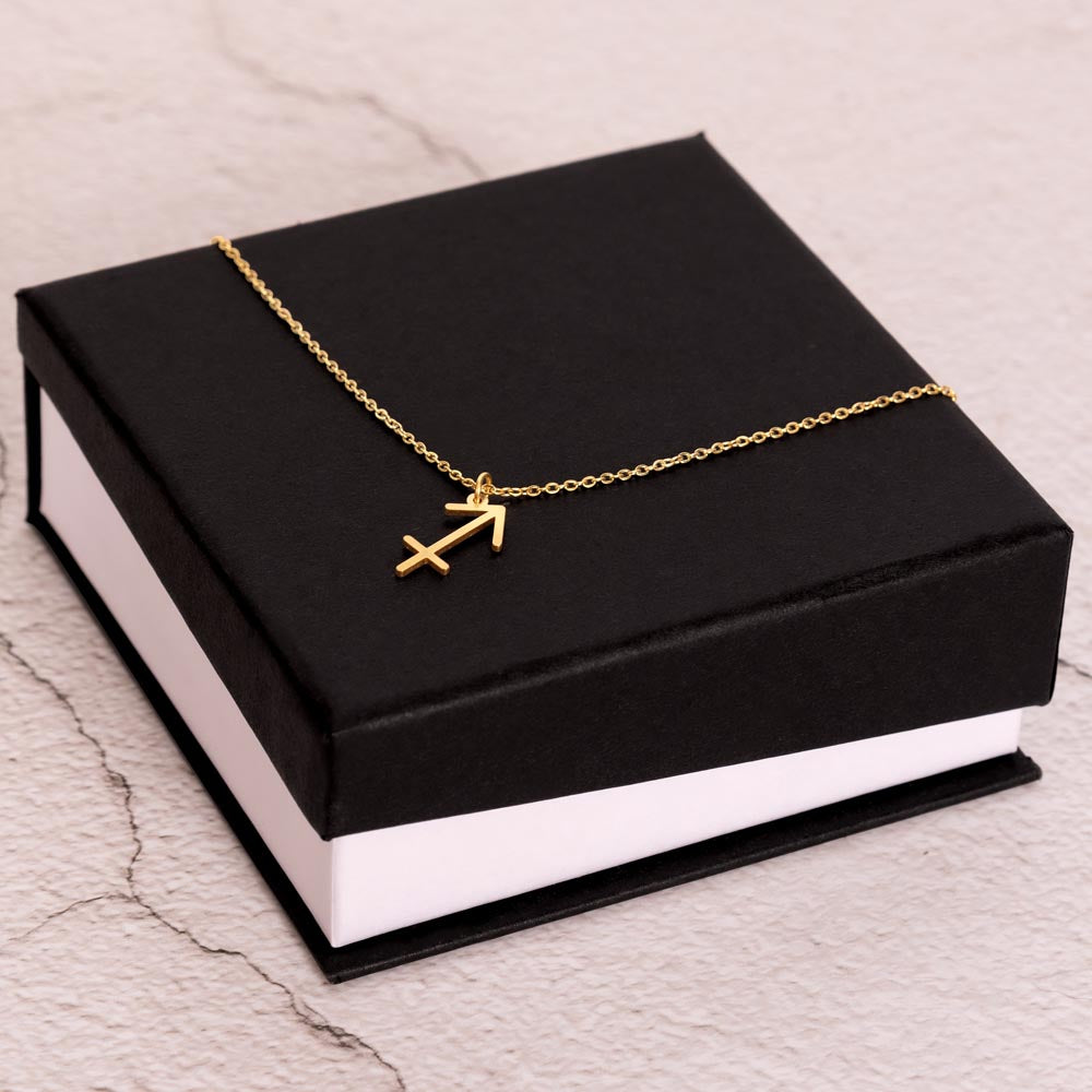 To My Wife Losing Someone Zodiac Name Necklace-Express Your Love Gifts