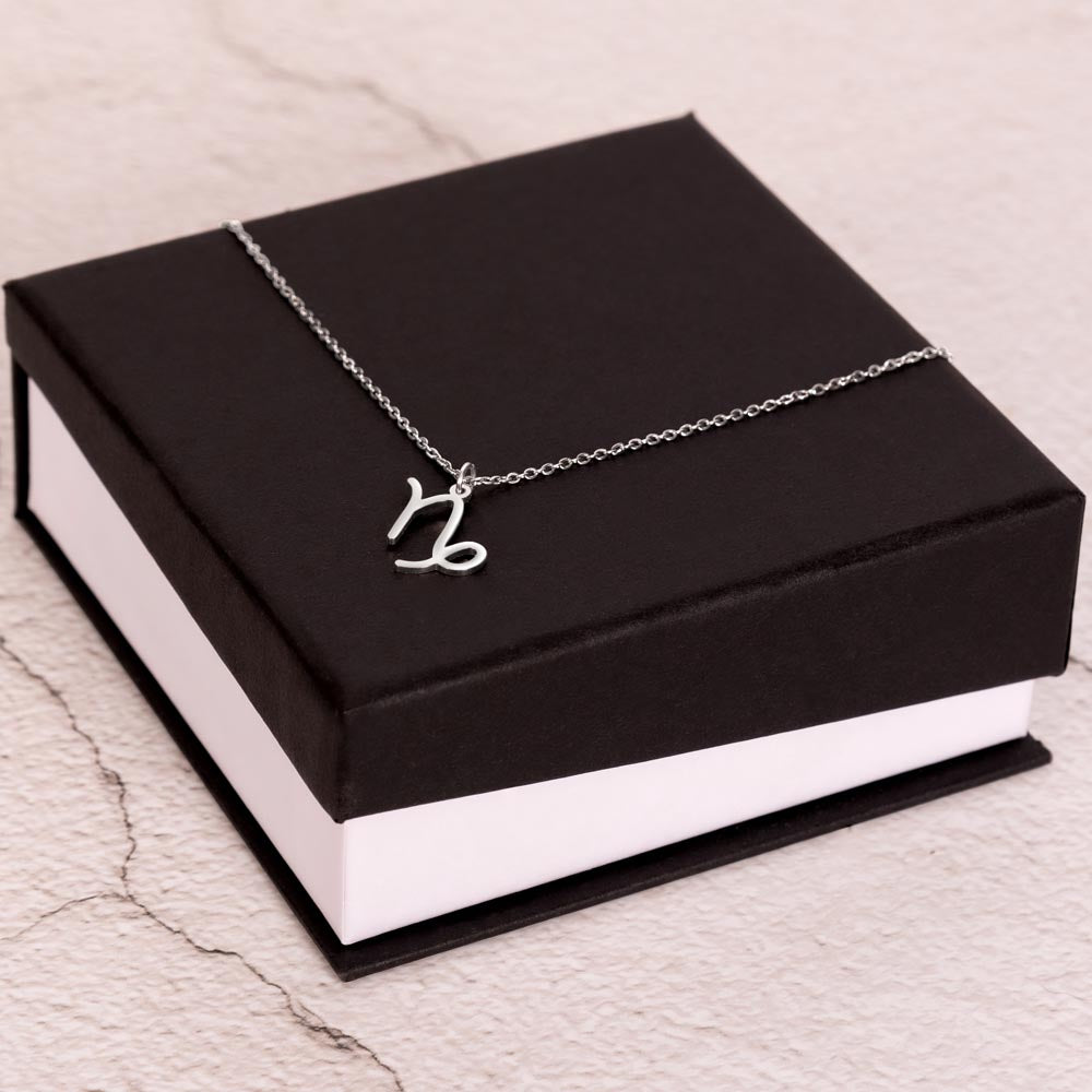 To My Wife Losing Someone Zodiac Name Necklace-Express Your Love Gifts