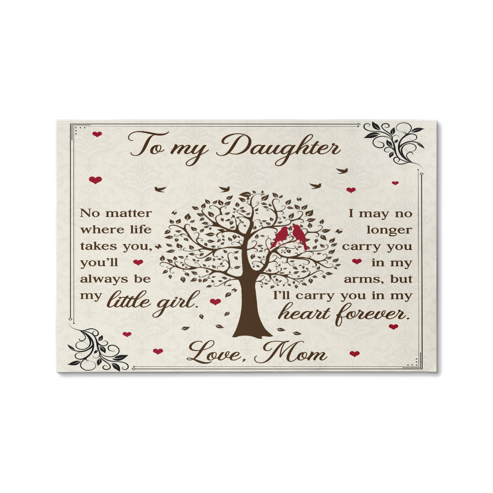 To Daughter From Mom Little Girl Forever-Express Your Love Gifts