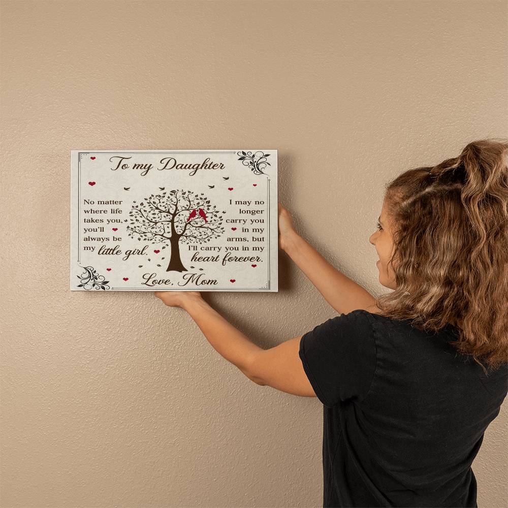 To Daughter From Mom Little Girl Forever-Express Your Love Gifts