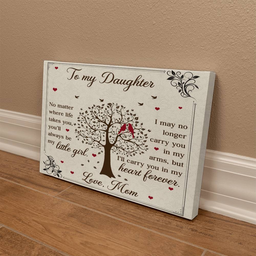 To Daughter From Mom Little Girl Forever-Express Your Love Gifts