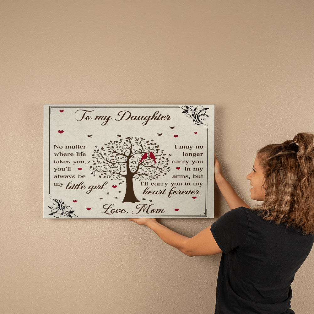 To Daughter From Mom Little Girl Forever-Express Your Love Gifts