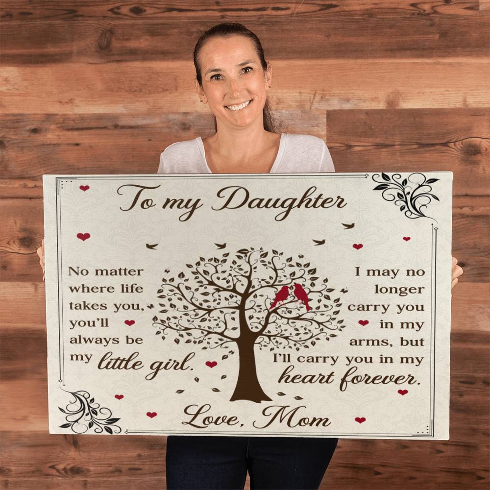 To Daughter From Mom Little Girl Forever-Express Your Love Gifts