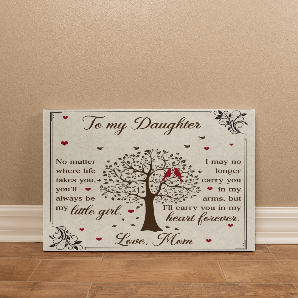 To Daughter From Mom Little Girl Forever-Express Your Love Gifts