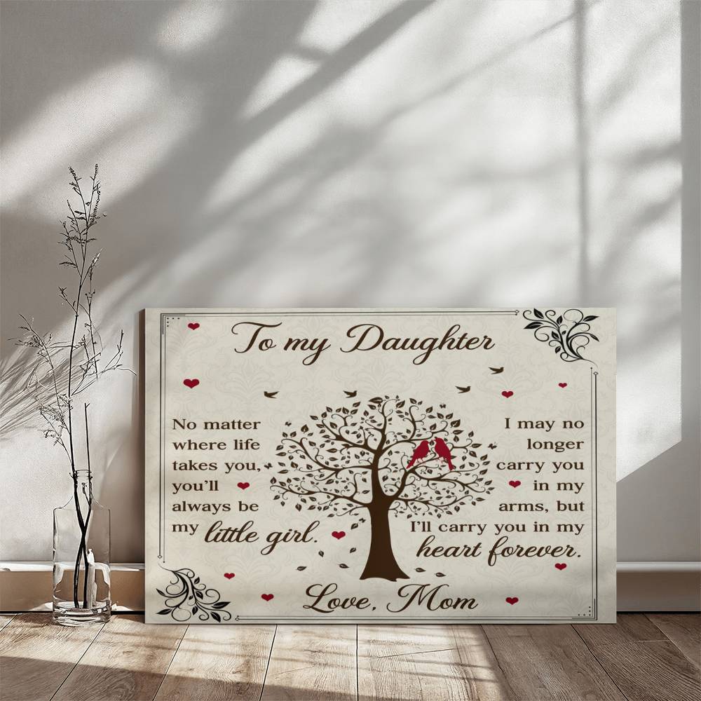 To Daughter From Mom Little Girl Forever-Express Your Love Gifts