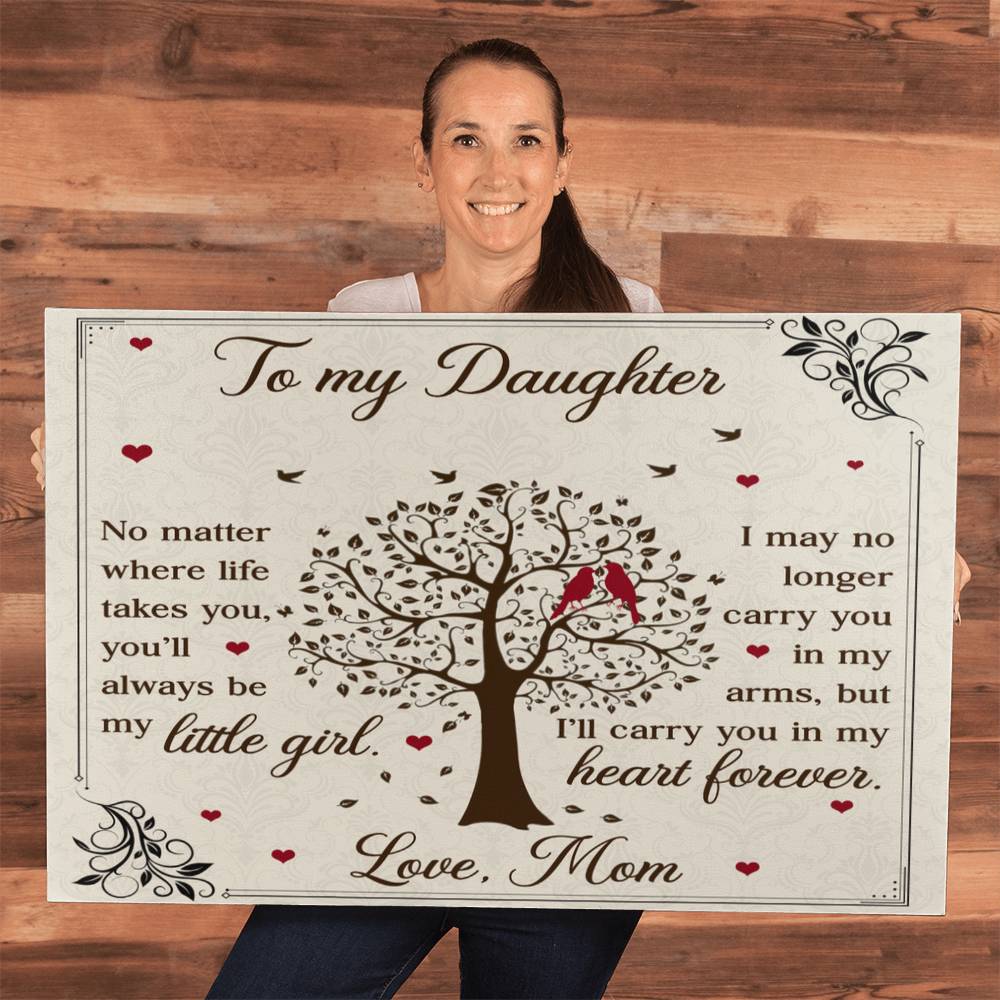 To Daughter From Mom Little Girl Forever-Express Your Love Gifts