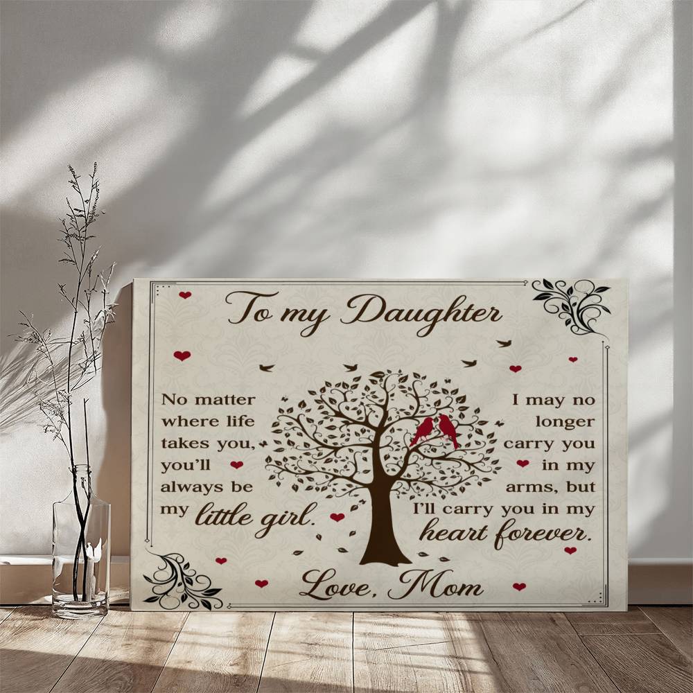 To Daughter From Mom Little Girl Forever-Express Your Love Gifts