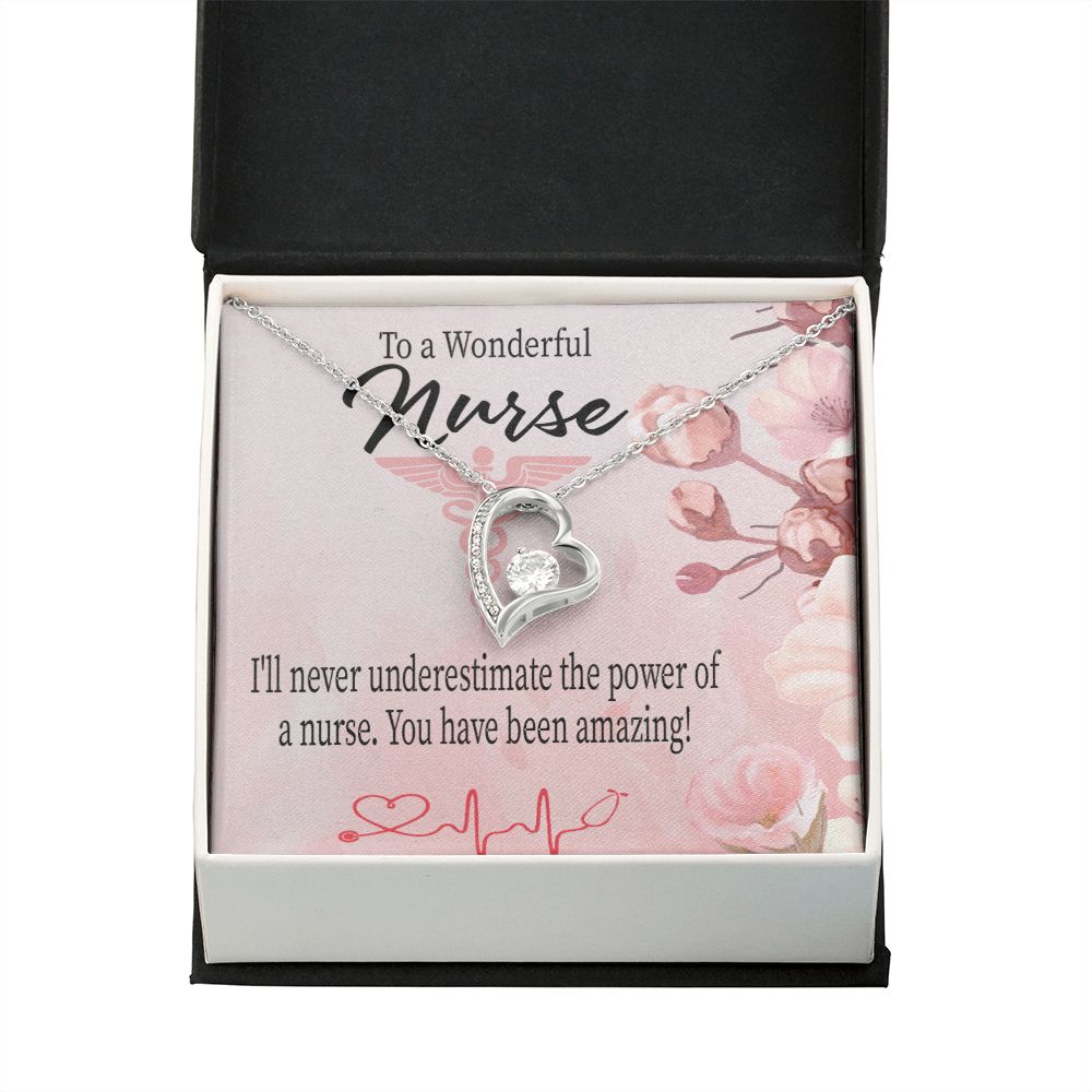 Amazing Nurse Forever Necklace w Message Card-Express Your Love Gifts