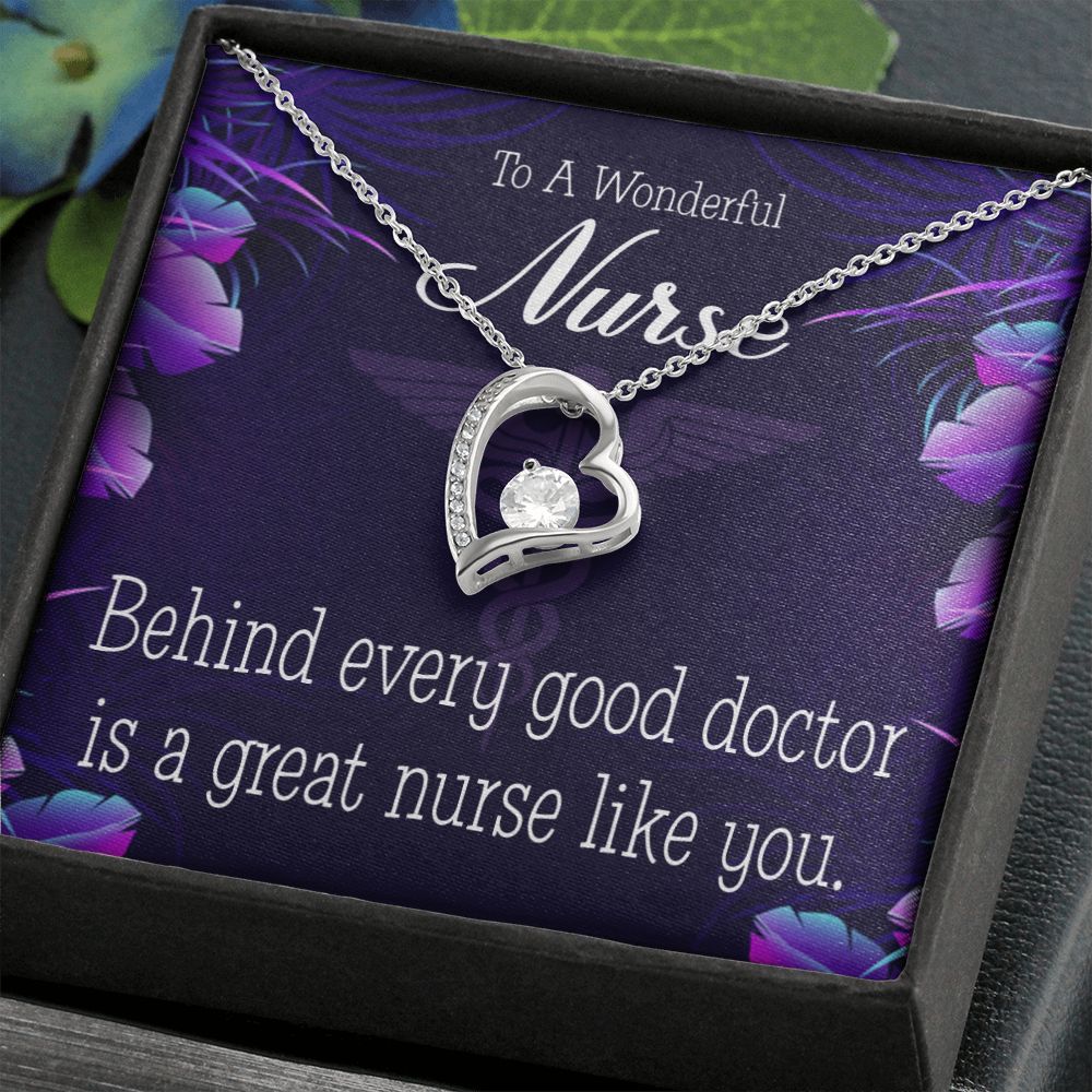 Behind Every Doctor Forever Necklace w Message Card-Express Your Love Gifts