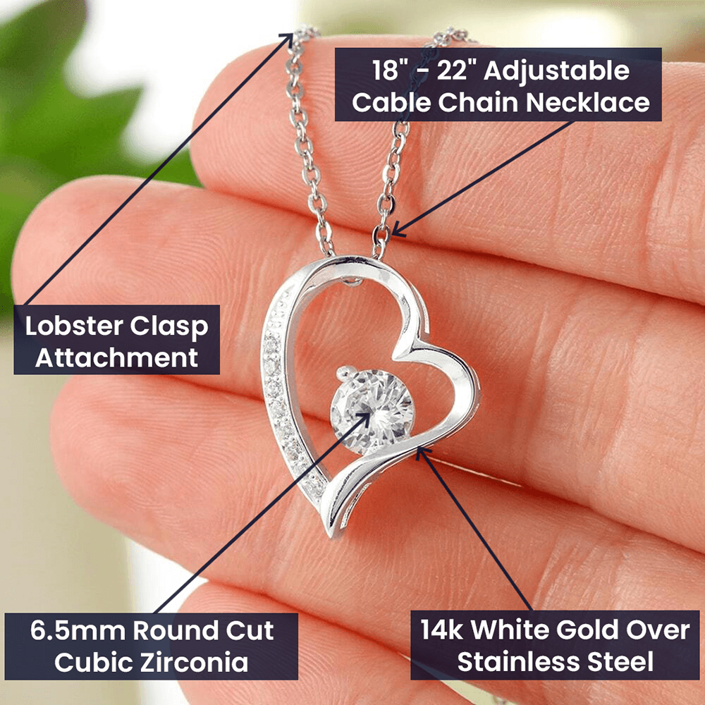 Wife Nurse Finding You w Forever Necklace w Message Card-Express Your Love Gifts