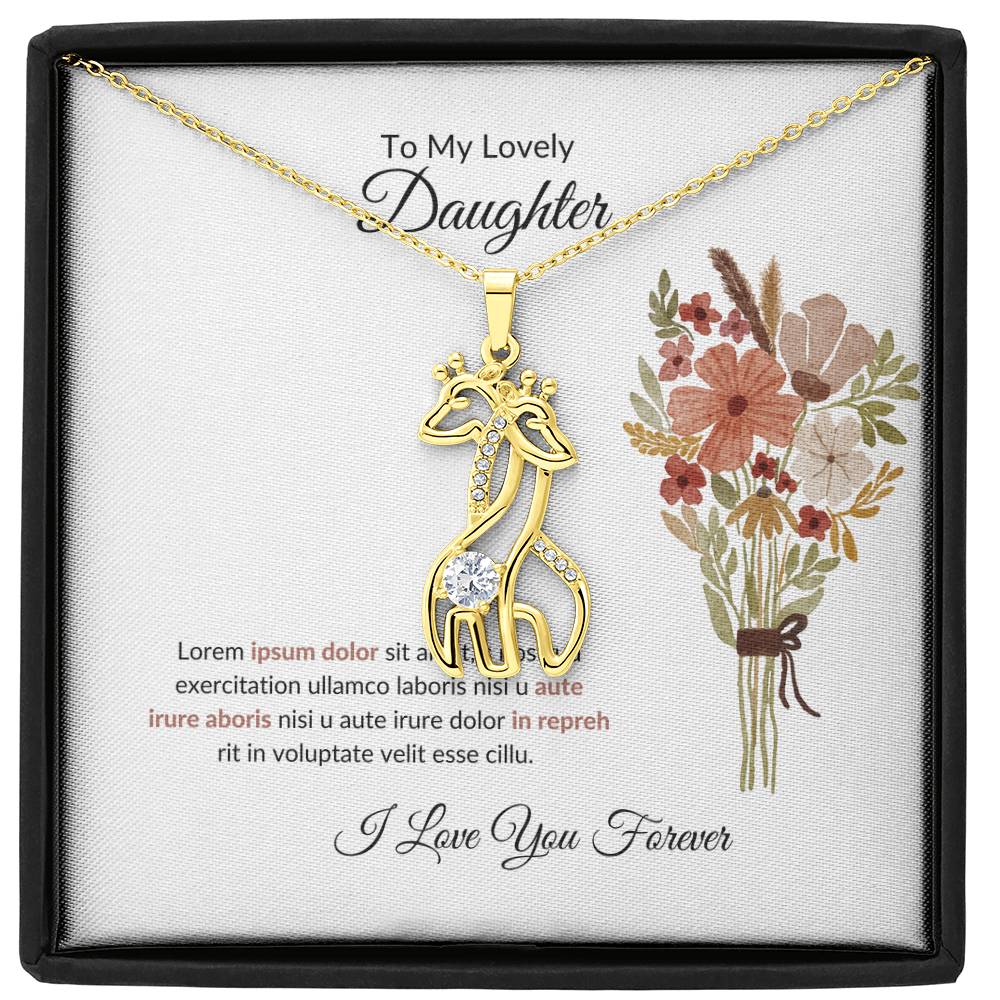 To My Daughter Lorem Ipsum Flower Bouquet-Express Your Love Gifts