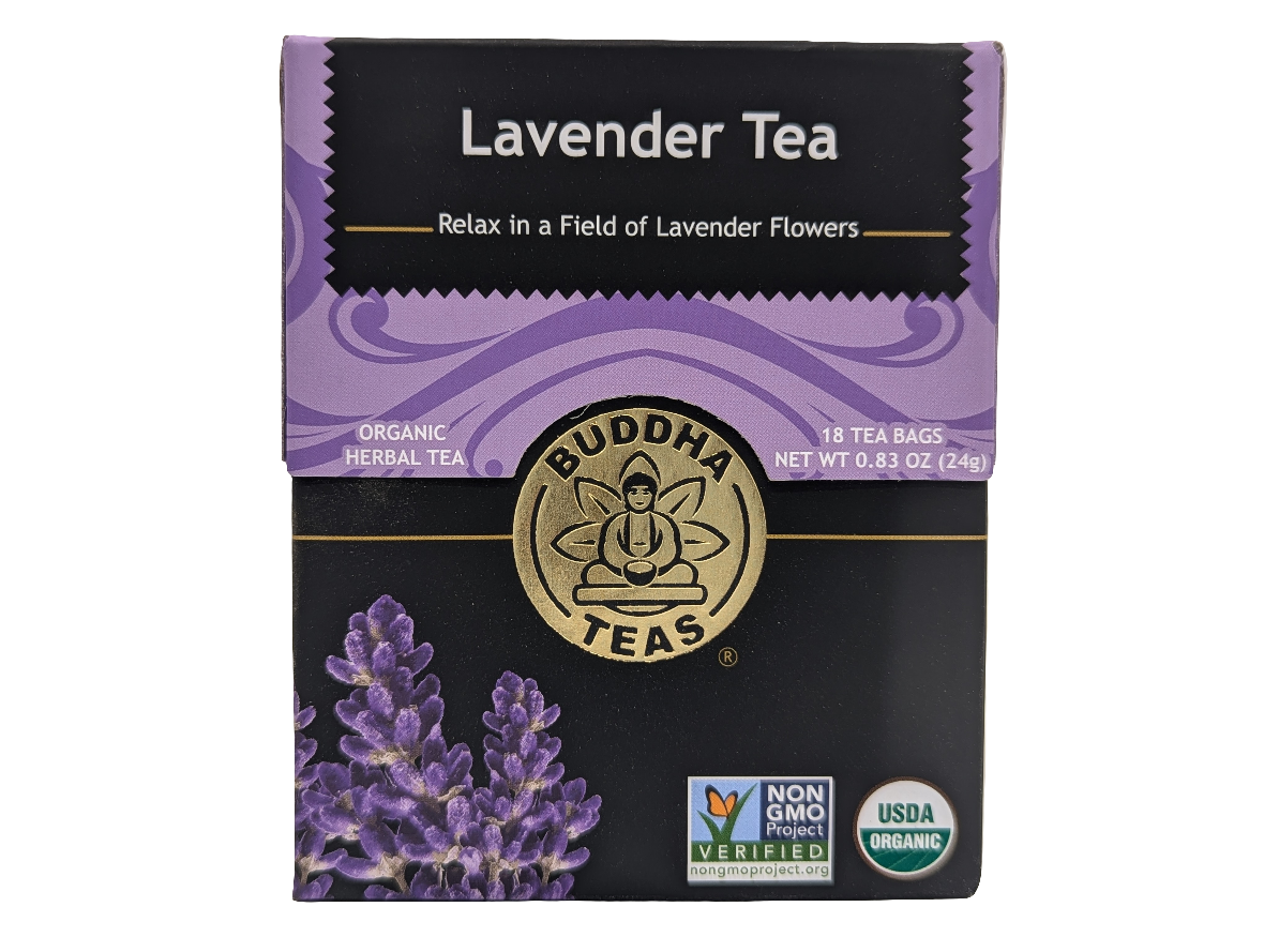 Buddha Teas Lavender Tea, 18 Count (Pack of 6), Organic, Bleach-Free Bags-Express Your Love Gifts