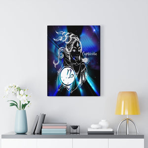 Capricorn Zodiac Horoscope Sign Constellation Canvas Print Astrology Home Decor Ready to Hang Artwork - Express Your Love Gifts