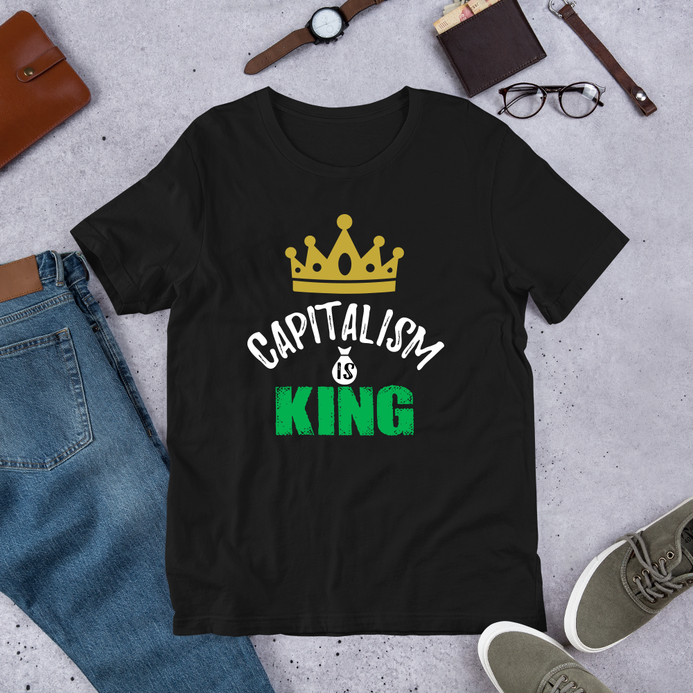 Gift For Trader, Capitalism is King Stock Market Trader T-Shirt - Express Your Love Gifts