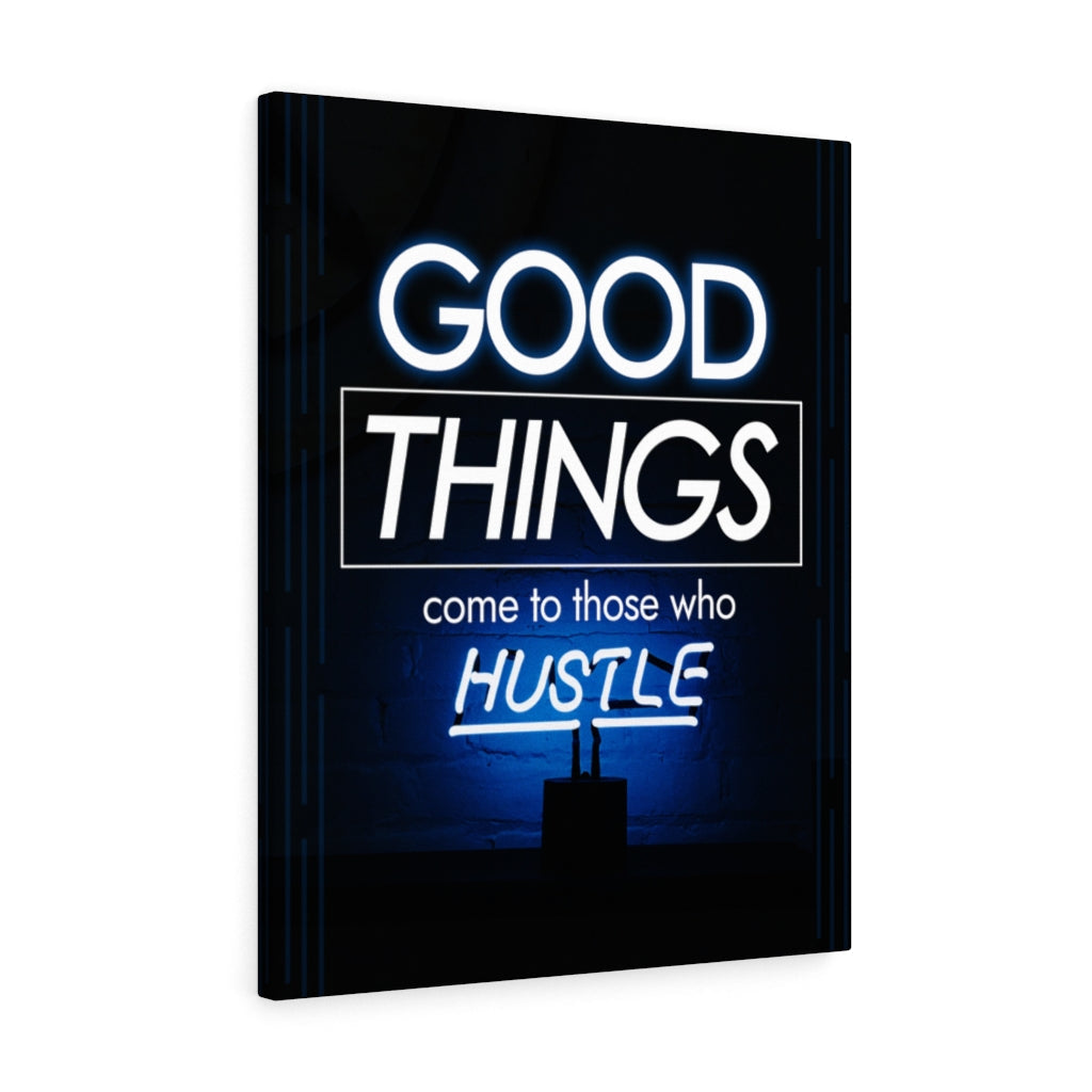 Good Things Motivation Wall Decor for Home Office Gym Inspiring Success Quote Print Ready to Hang - Express Your Love Gifts