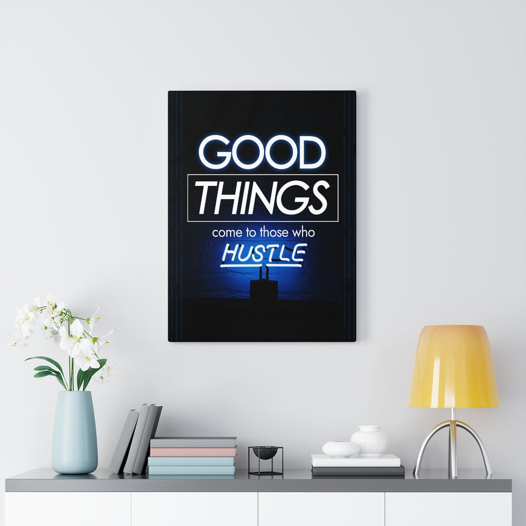 Good Things Motivation Wall Decor for Home Office Gym Inspiring Success Quote Print Ready to Hang - Express Your Love Gifts