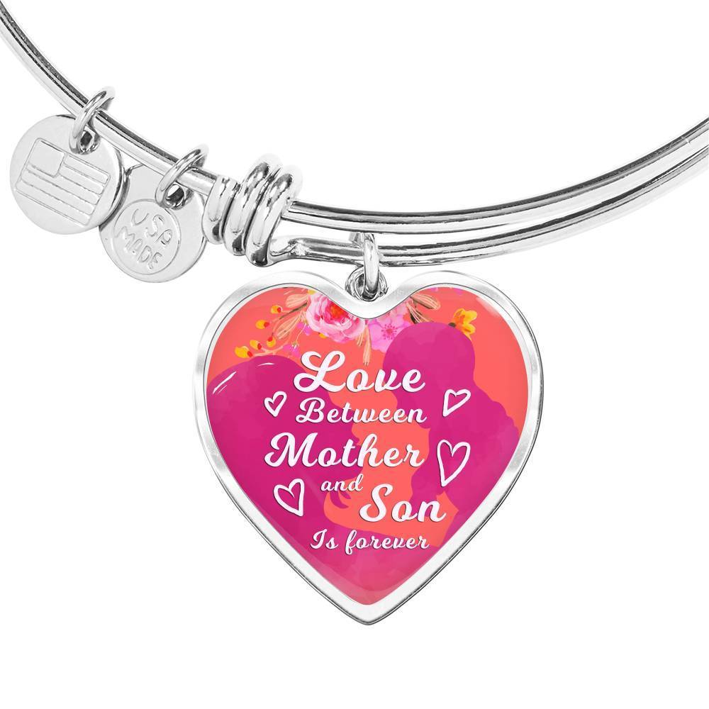 Love Between Mother And Son Is Forever Bracelet Bangle - Express Your Love Gifts