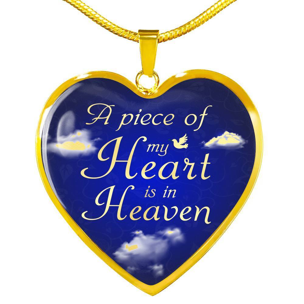Memorial Remembrance Necklace Stainless Steel or 18k Gold Pendant 18-22" - Express Your Love Gifts